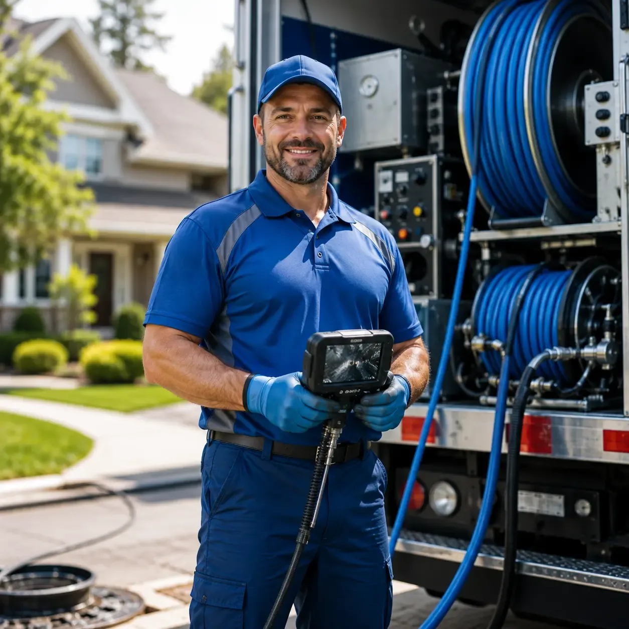Local outdoor drain cleaning specialists in Amelia, LA